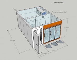 Special Double Temperature Walk in Freezer Cold Storage Room